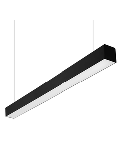 Подвесной линейный светильник Черный 4000K 30W 220V 1000x60x70mm
