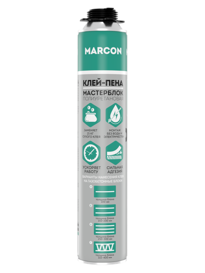 Клей пена для блоков МАСТЕРБЛОК