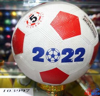 Мяч футбольный резиновый  арт.103997и
