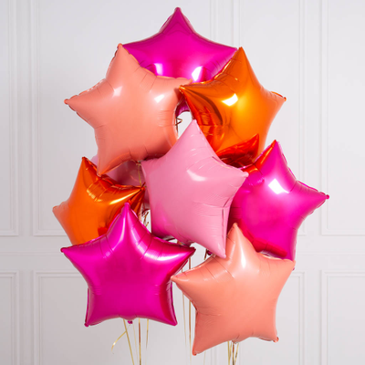 Звезды фольгированные 18 дюймов (46 сантиметров)