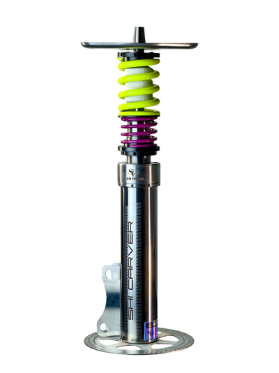 STATIC FINAL: NEON LIME | VIOLET with METAL BASE