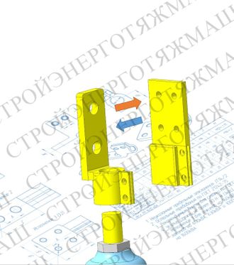 Зажим контактный к трансформатору ТМ (ТМГ) 1000 кВА (в комплекте с метизами)