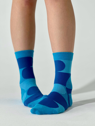 НОСКИ ПРИЯТНО "ГЕОМЕТРИЯ ЯРКО-ГОЛУБАЯ"