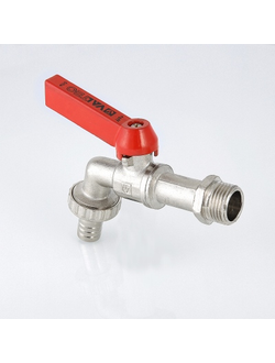 Кран водоразборный со съемным штуцером VALTEC VT.051 1/2 3/4 с носиком