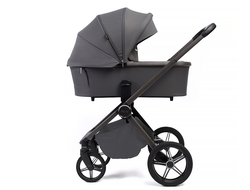 Коляска 2в1 Peppy Monaco Plus, Antrazit (Графитовый) рама серая