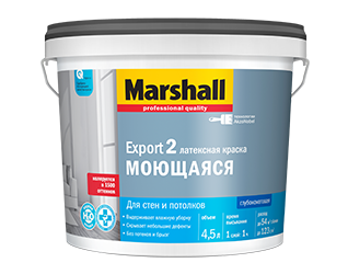 Краска «Marshall» Export-2 BW глубокоматовая 2,5л