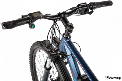 Электровелосипед INTRO Sport GT (Серо-зеленый)