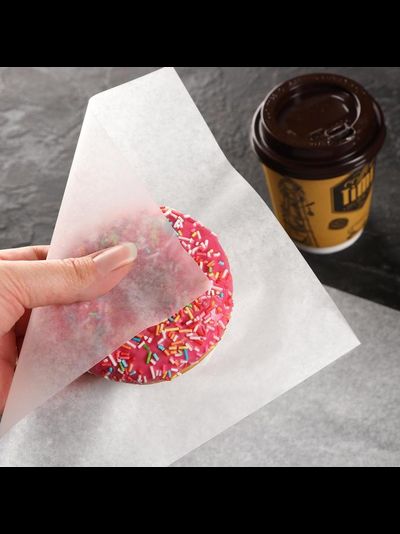 Бумага для бенто-торта 15*15 см (100 шт., белая)