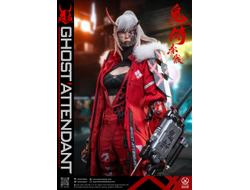 ПРЕДЗАКАЗ - Девушка-киборг (в красном) - Коллекционная фигурка 1/6 Ghost Attendant Red Remains (GS-002) - POPCOSTUME  ?ЦЕНА: 33900 РУБ.?