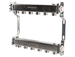 Коллекторная группа ROMMER для радиаторной разводки (6 контуров)