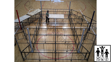 Шестиугольный ринг, гексагон, монтаж