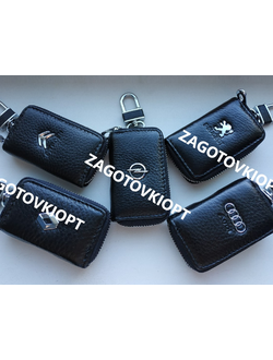 Ключница с логотипом авто из кожи Флотер