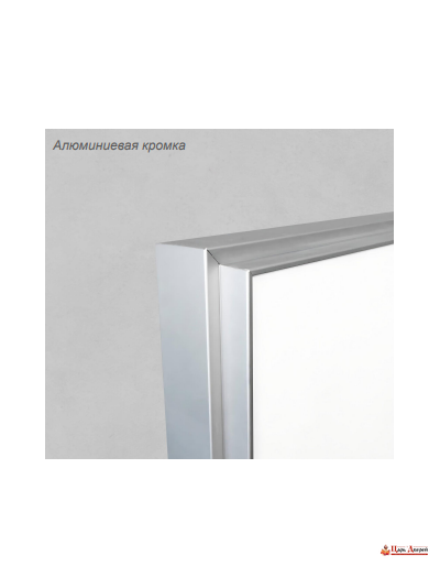 Дверь невидимка универсальная 57 мм скрытого монтажа левая (хром)