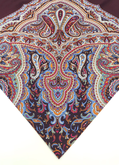 Павловопосадский платок Узор дождя 1695-6