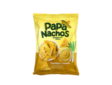 Чипсы кукурузные начос Рара Nachos со вкусом Горчица с луком, в упаковке 75 гр.