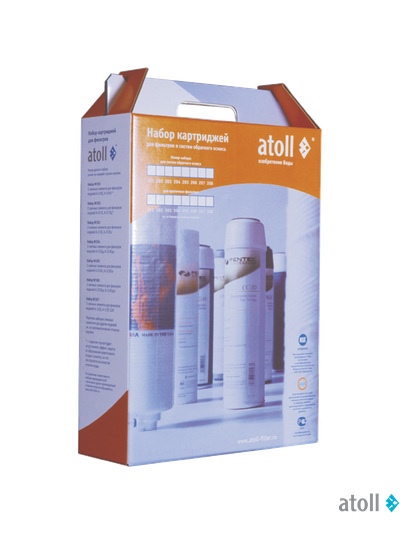 Набор картриджей atoll №207 STDA (префильтры и постфильтр для A-4400)