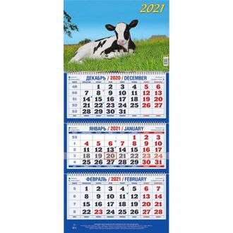 Календарь Атберг98 на 2021 год 295x135 мм (Символ года 5)