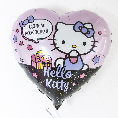 Сердце, Hello Kitty, С Днем Рождения