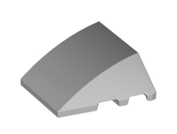Wedge 4 x 3 Triple Curved No Studs, Light Bluish Gray (64225 / 6093869)