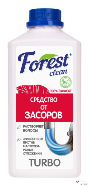 Forest Clean Средство от засоров Turbo  1л.