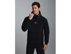 Теплый спортивный костюм мужской  12SKM-1601 (черный)