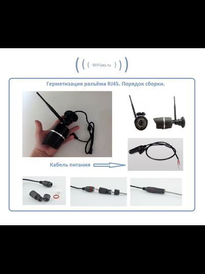 Уличная WiFi/LAN телекамера, Full HD 2MP (-30) (CamHi )