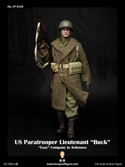 Американский десантник в Арденнах (зимняя форма) - КОЛЛЕКЦИОННАЯ ФИГУРКА 1/6 US Paratrooper Lieutenant Buck (FP-012A) - Facepoolfigure