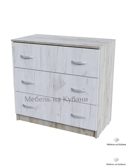 Бася (Басса) КМ 551м комод Крафт белый/Крафт серый