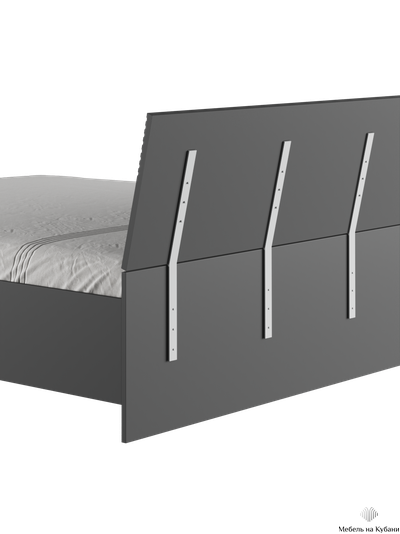 Ника Кровать 1600 с осн. дсп (мдф бежевый мат-05 / лдсп кашемир) (с настилом)