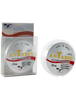 Леска anTares fluorocarbon 30m 0,08мм