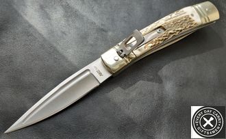 Складной нож AKC automatic horn deer/2 (рог оленя)