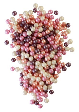 124 Драже зерновое взорванные зерна риса в цв. кондитерской глазури (Жемчуг перс,роз,сер,сирен)1.5кг