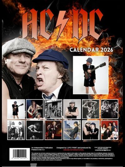 AC/DC Календарь 2026