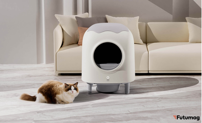 Автоматический умный лоток туалет для кошек HHOLOVE Smart Self-Cleaning Cat Litter Box