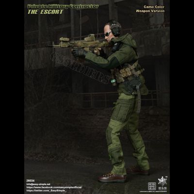 ПОВРЕЖДЕНА КОРОБКА - Русский наемник - Коллекционная ФИГУРКА 1/6 scale Private Military Contractor The Escort (26034) - Easy&amp;Simple