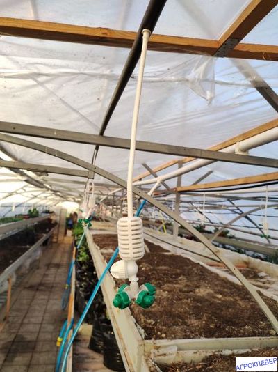 Туманообразователь  4 сопла  26,0 л/ч 2,5 бар разъем 6,0 мм, (зеленый)