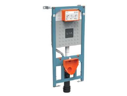 Комплект: Подвесной безободковый унитаз Vitra Integra Round, с толстым сиденьем дюропласт с микролифтом, инсталяцией и панелью управления, матовый хром, 9004B003-7202