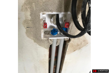 Черновой электромонтаж, 3-ком. квартира ЖК "Королев"