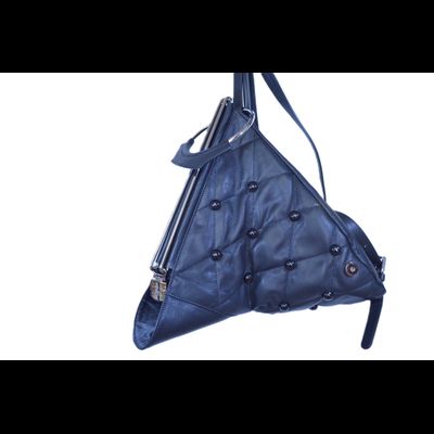 Сумка - рюкзак Ренато Анжи черный кожа