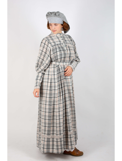 Платье "Поморское" в клетку