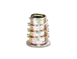 Мебельная футорка М6*8 с разорванной резьбой со шляпкой