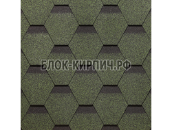 Гибкая черепица Docke pie standart сота зеленый