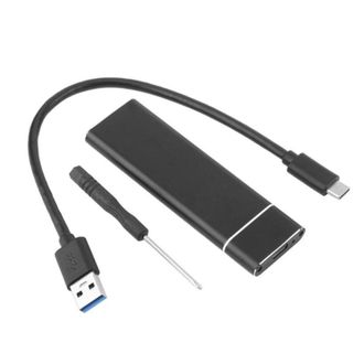 Орбита OT-PCD06 Черный внешний бокс M.2 (NGFF Key B / USB 3.1 Type-C)