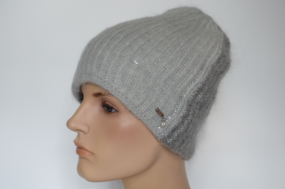 Vizio Италия 8021 CY шапка серая цвет 3/4 фото