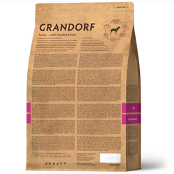 Grandorf (Грандорф): сухой корм для собак всех пород Индейка, 3 кг