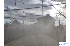 фоггер 25л-ч. Площадка для контейнеров.