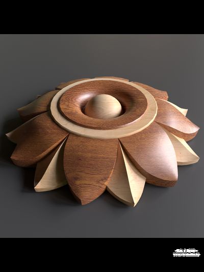 Резная розетка 2