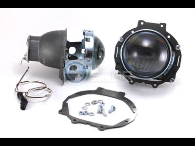 Комплект Hella R Old H7/D2 с рамками для замены штатных ксеноновых / галогенных линз автомобиля Mitsubishi Pajero 4 (2006 - 2014)