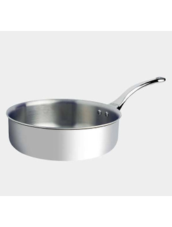 Сотейник  3,0 л. нерж. d=24 см. h=7,5 см. (индукция) Affinity De Buyer /1/
