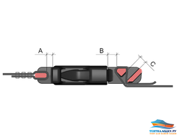 Фастекс трезубец 25 мм усиленный (Пряжка-замок серия FQ)